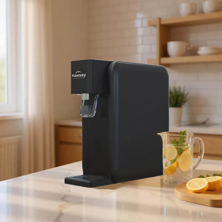 purificador agua modelo negro