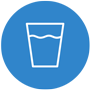 icono vaso agua
